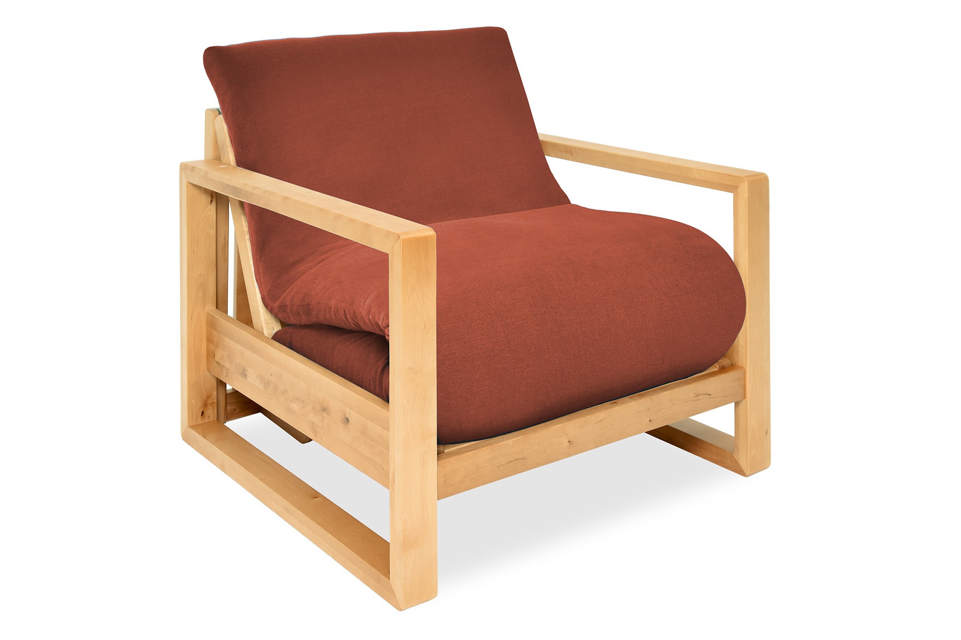 Birch Cuba Single Handloom Terracotta