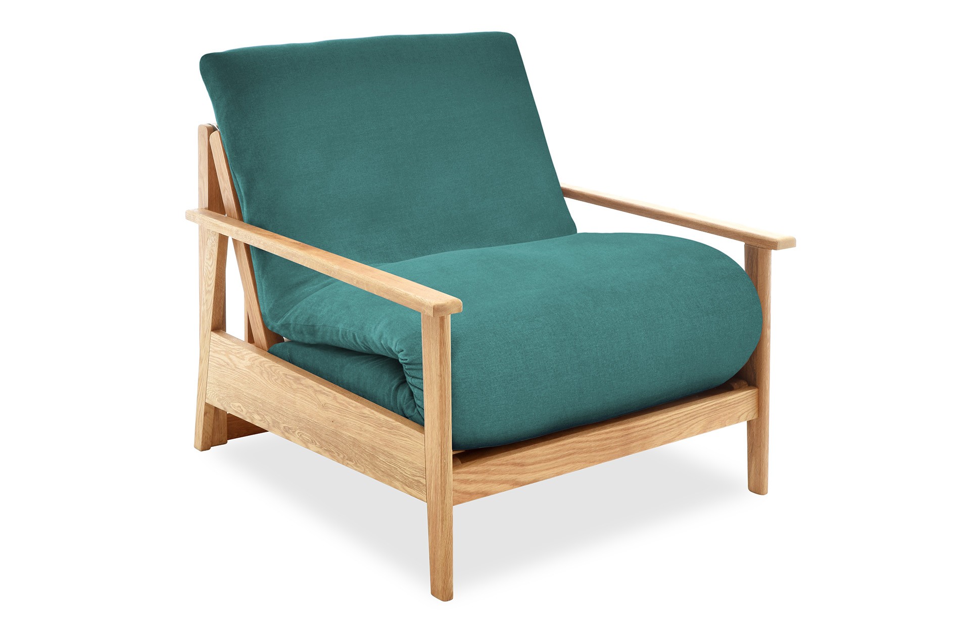 Oak Haiku Single Handloom Teal