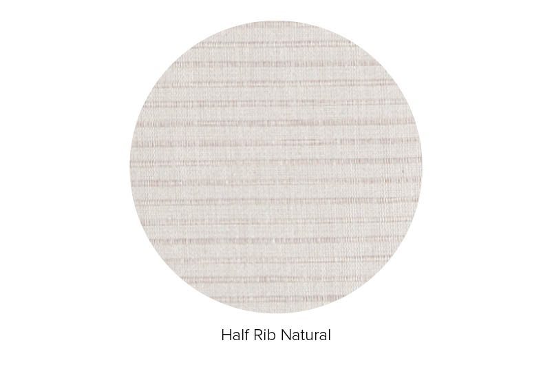 Half Rib Natural Seater