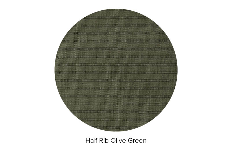 Half Rib Olive Green Seater
