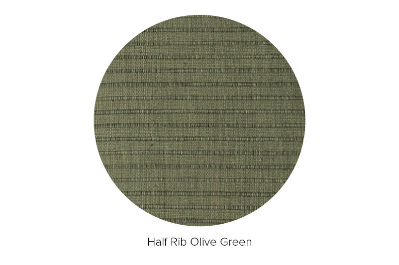 Half Rib Olive Green Seater V Dtq T