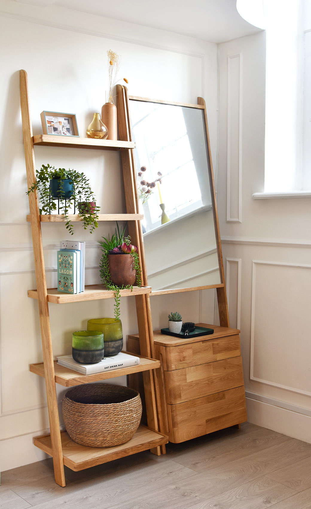 LEANING LADDER FURNITURE