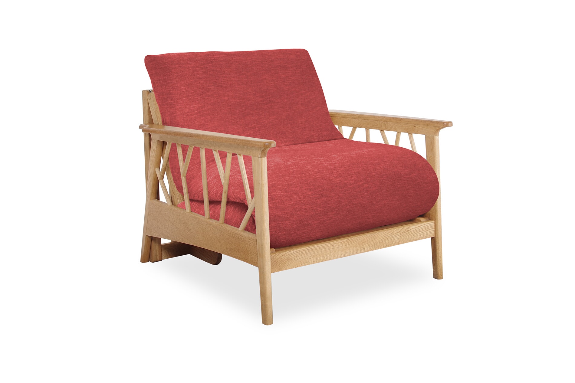 Mori Birch Single Coast Weave Acer Red
