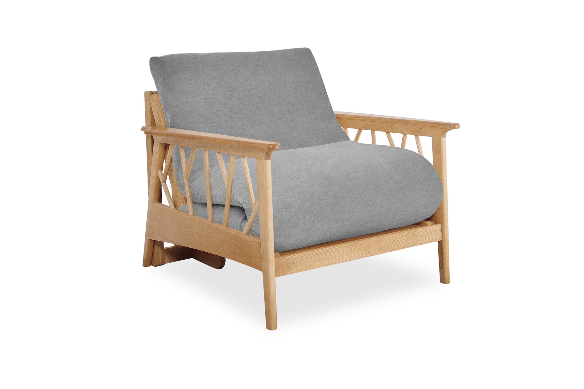 Mori Birch Single Cosy Weave Oyster Grey