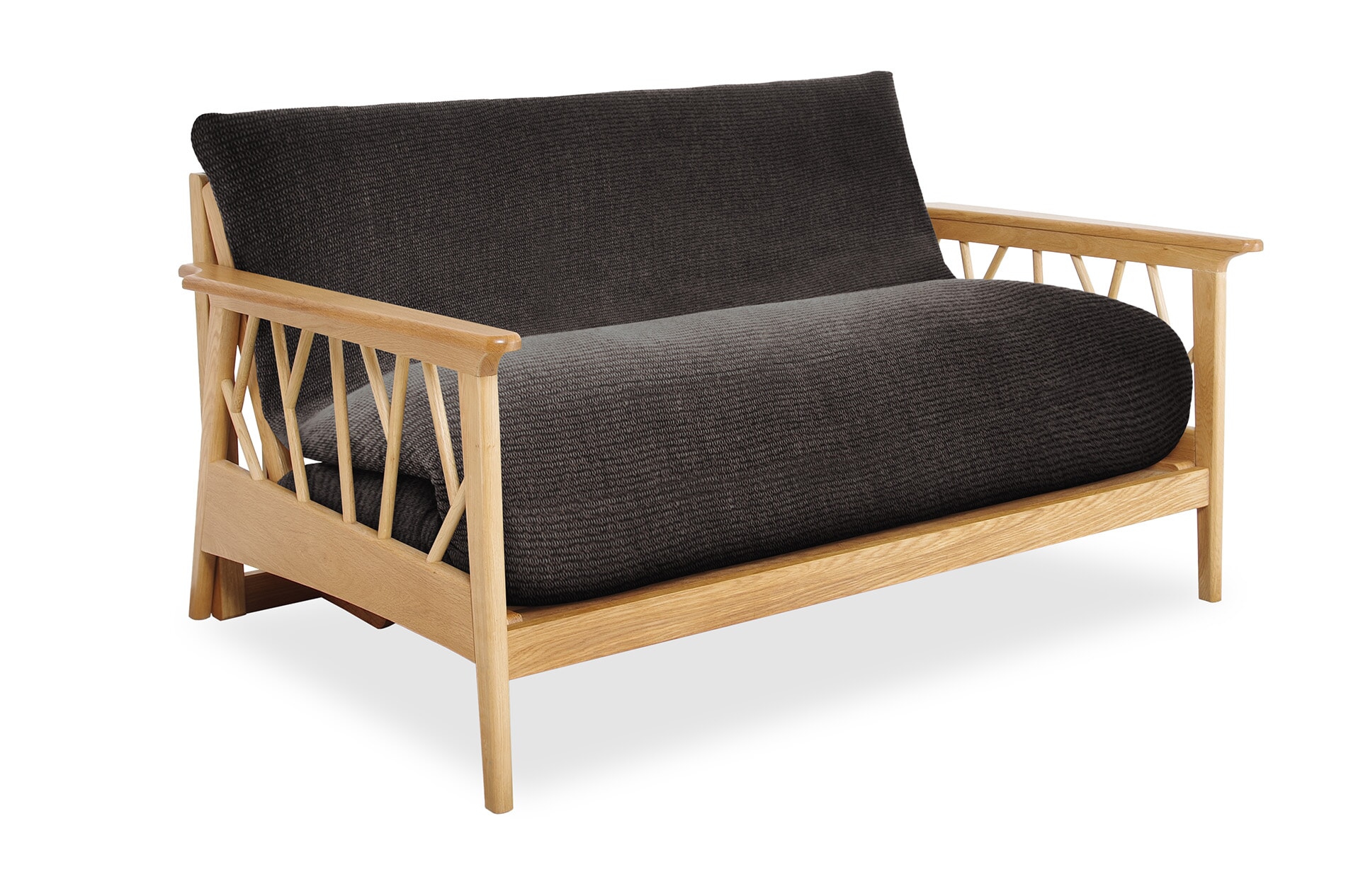Mori Oak Seater Aldeburgh Cocoa