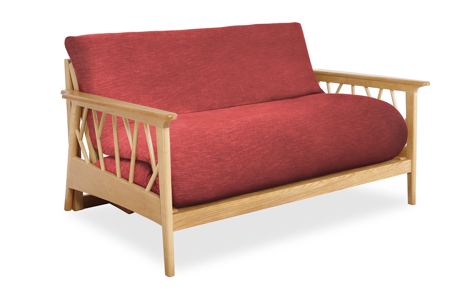 Mori Oak Seater Coast Weave Acer Red
