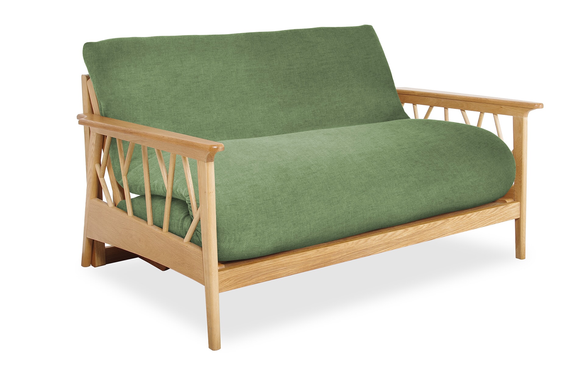 Mori Oak Seater Cosy Weave Olive Green