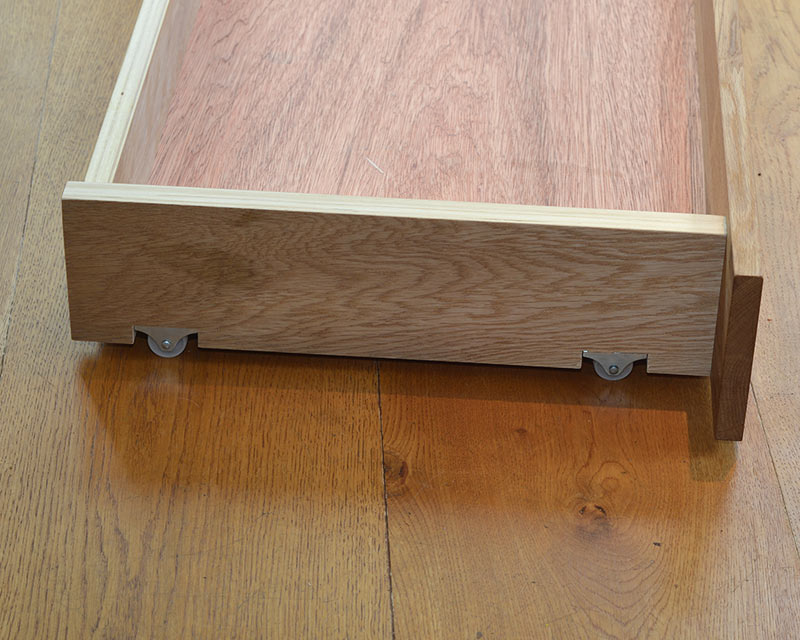 Wide Under Bed Wooden Storage Drawer Futon Company