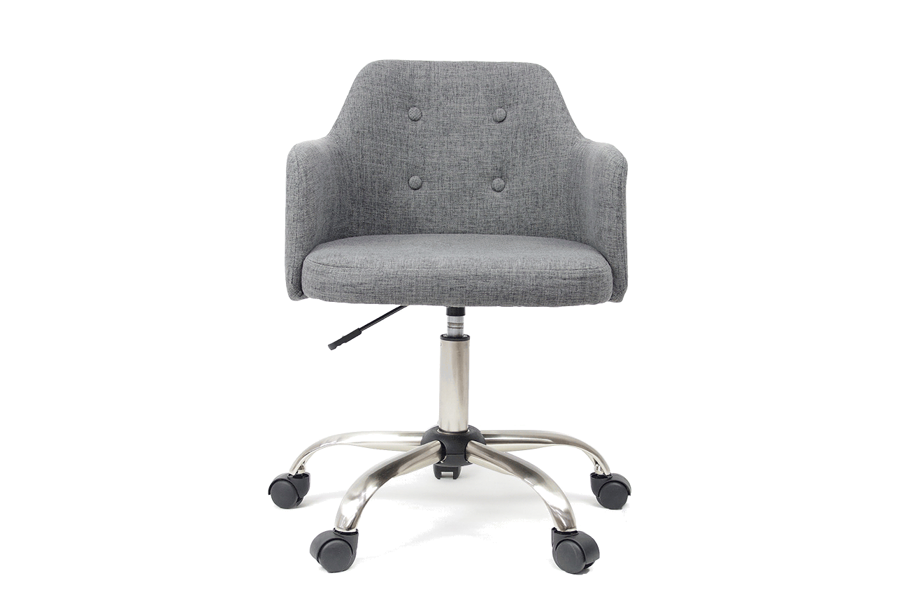 Rotary Upholstered Office Desk Chair | Futon Company