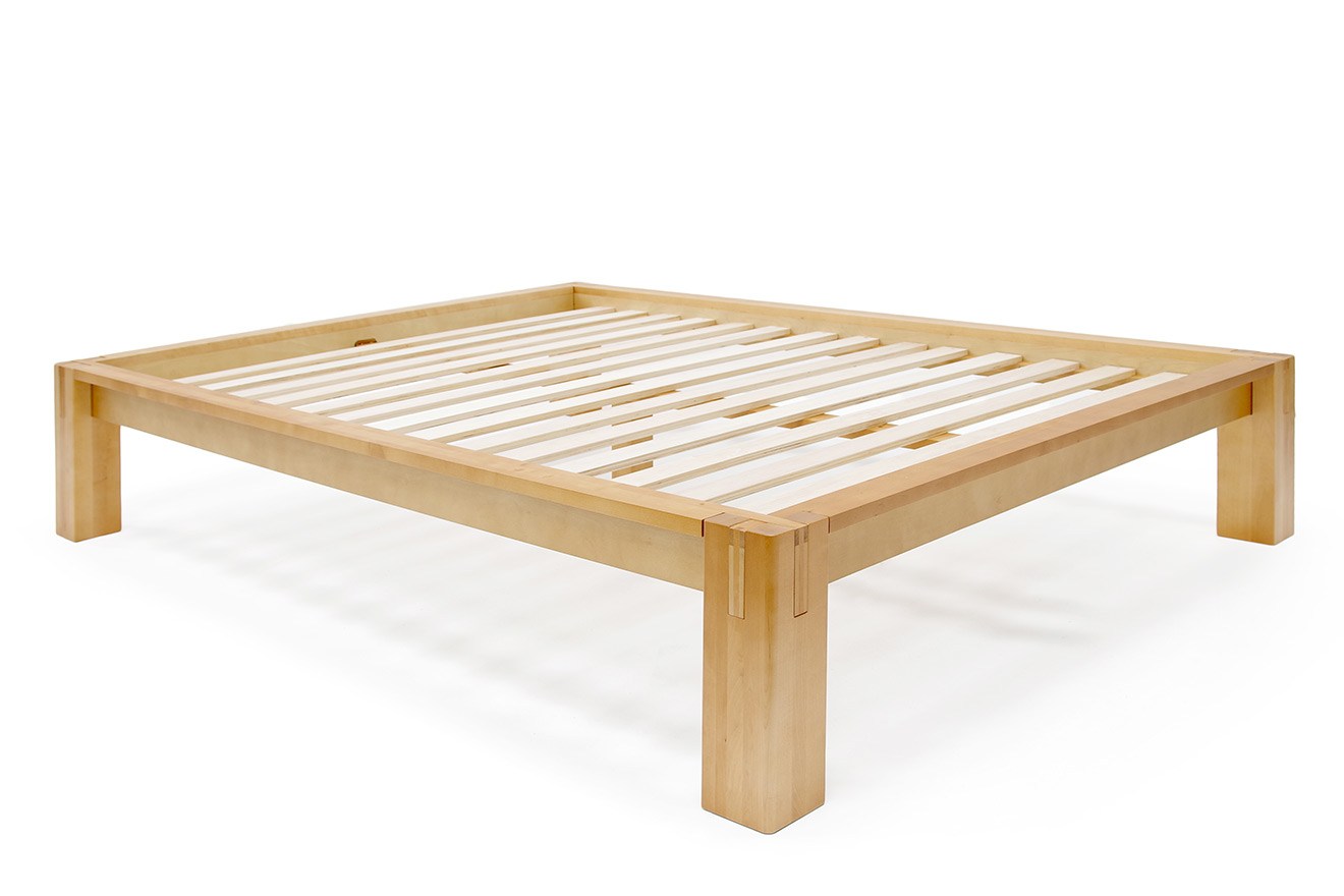 Kingsize Japanese Style Platform Bed, Basic King Bed Frame