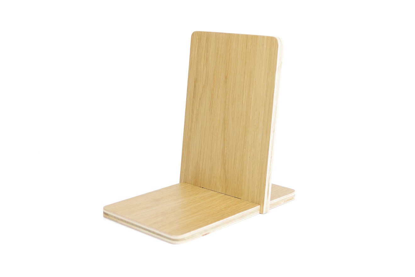 Slotted Wooden Bookends Futon Company