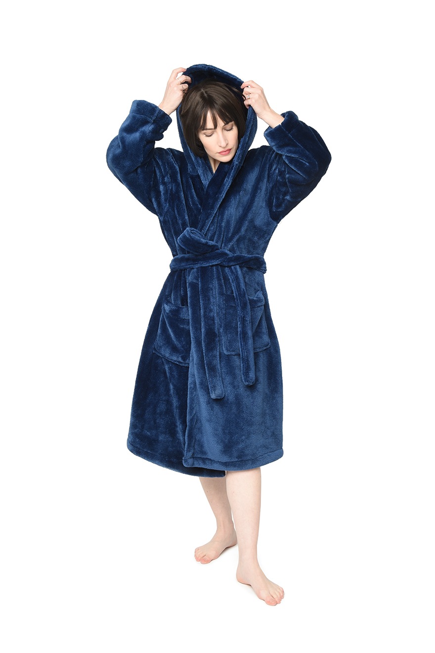 Deep Fleece Hooded Bathrobe SS2020 Futon Company
