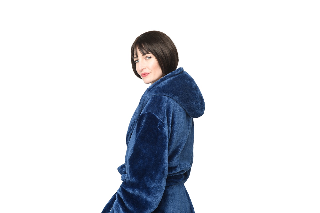 Deep Fleece Hooded Bathrobe SS2020 Futon Company