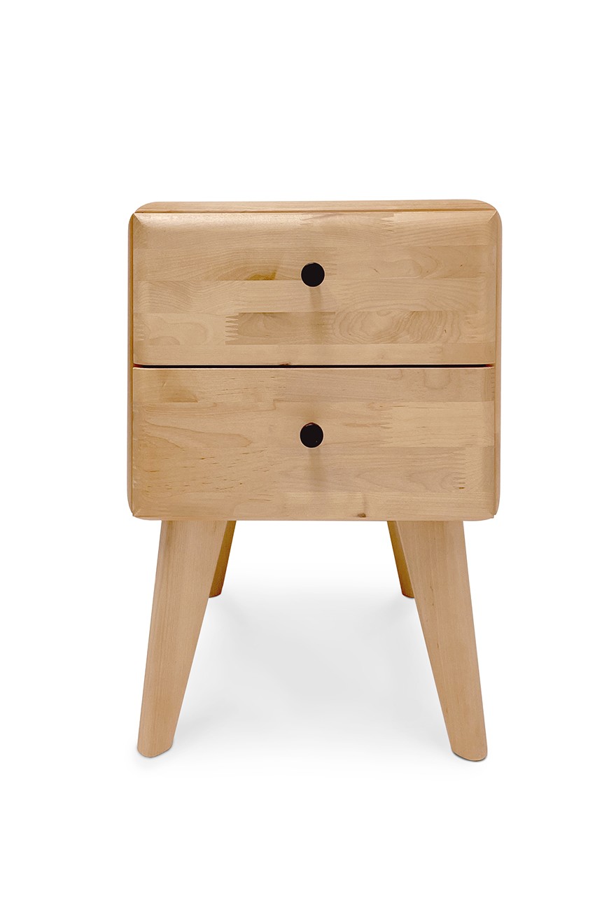 Solid Birch Mini Softmod Bed Side Table Futon Company