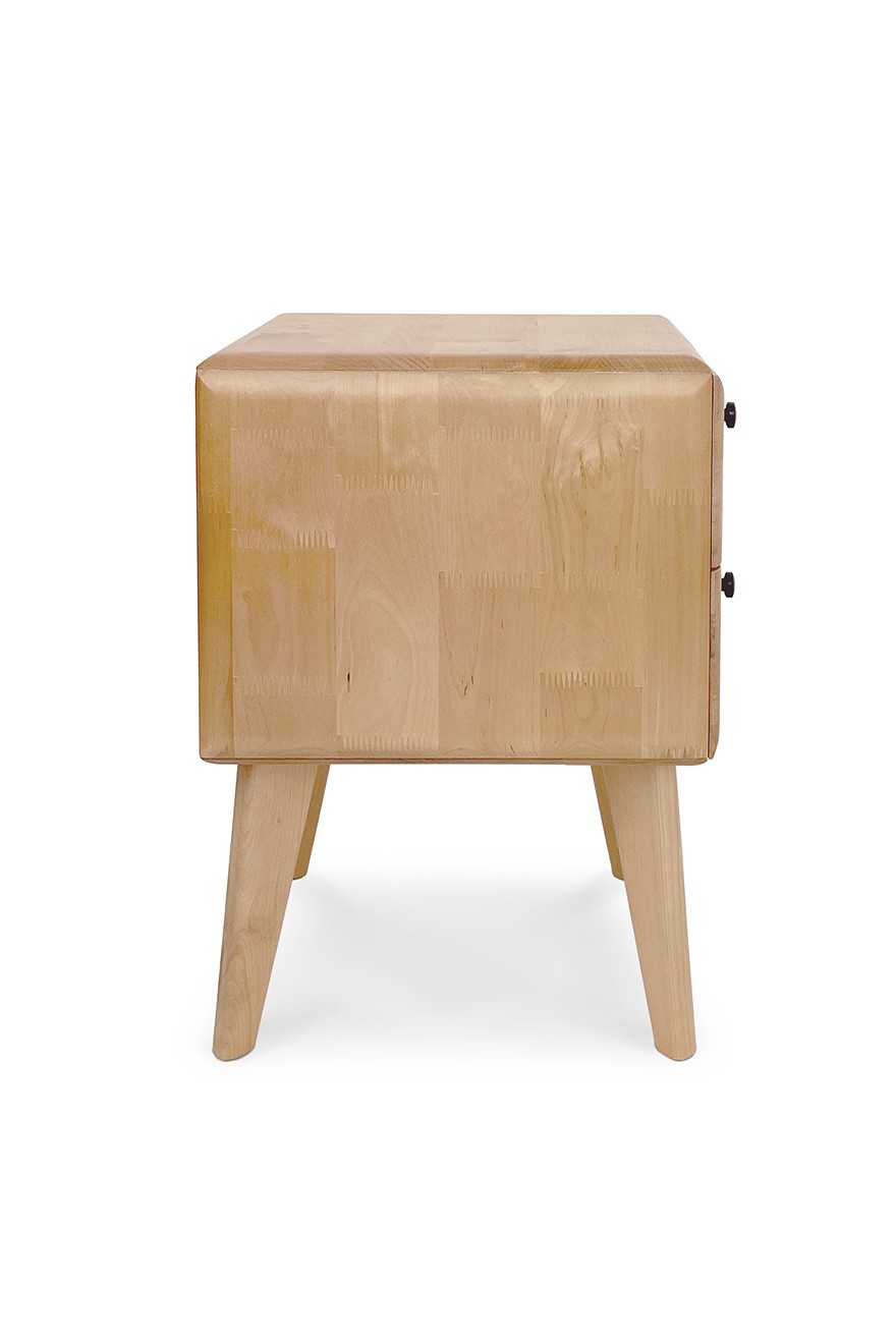 Solid Birch Mini Softmod Bed Side Table Futon Company