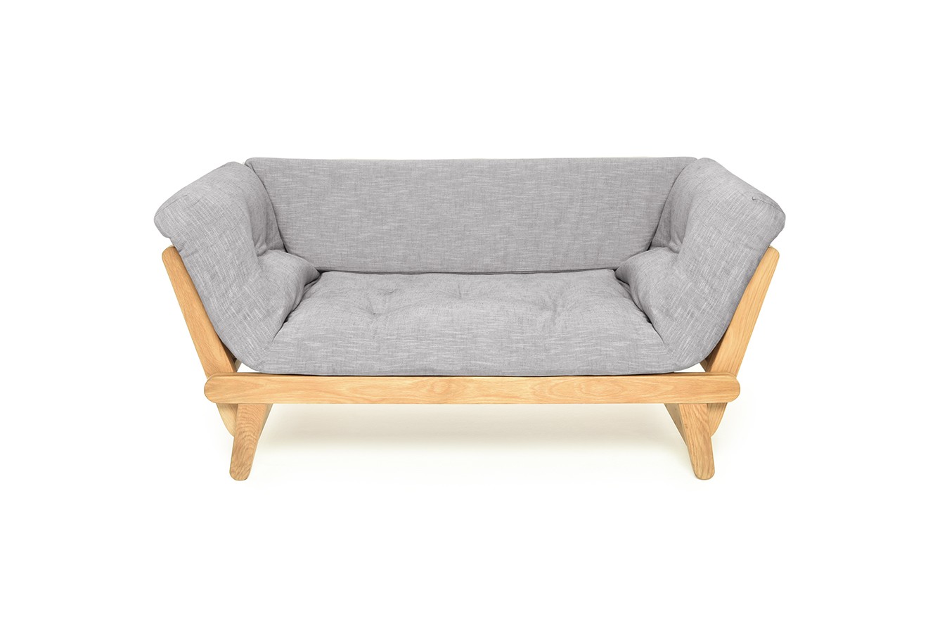 Drift Day Bed Coast Weave Pebble Grey