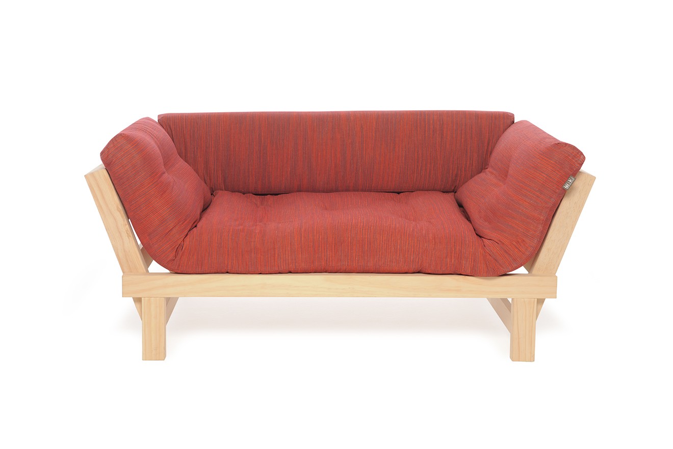 Switch Sofa Bed in Pine Seats 2 Sleeps 1 Futon Company