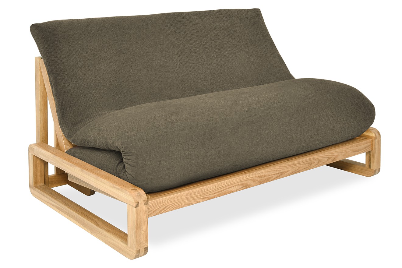 Oak Loop Seater Chequers Salt And Pepper