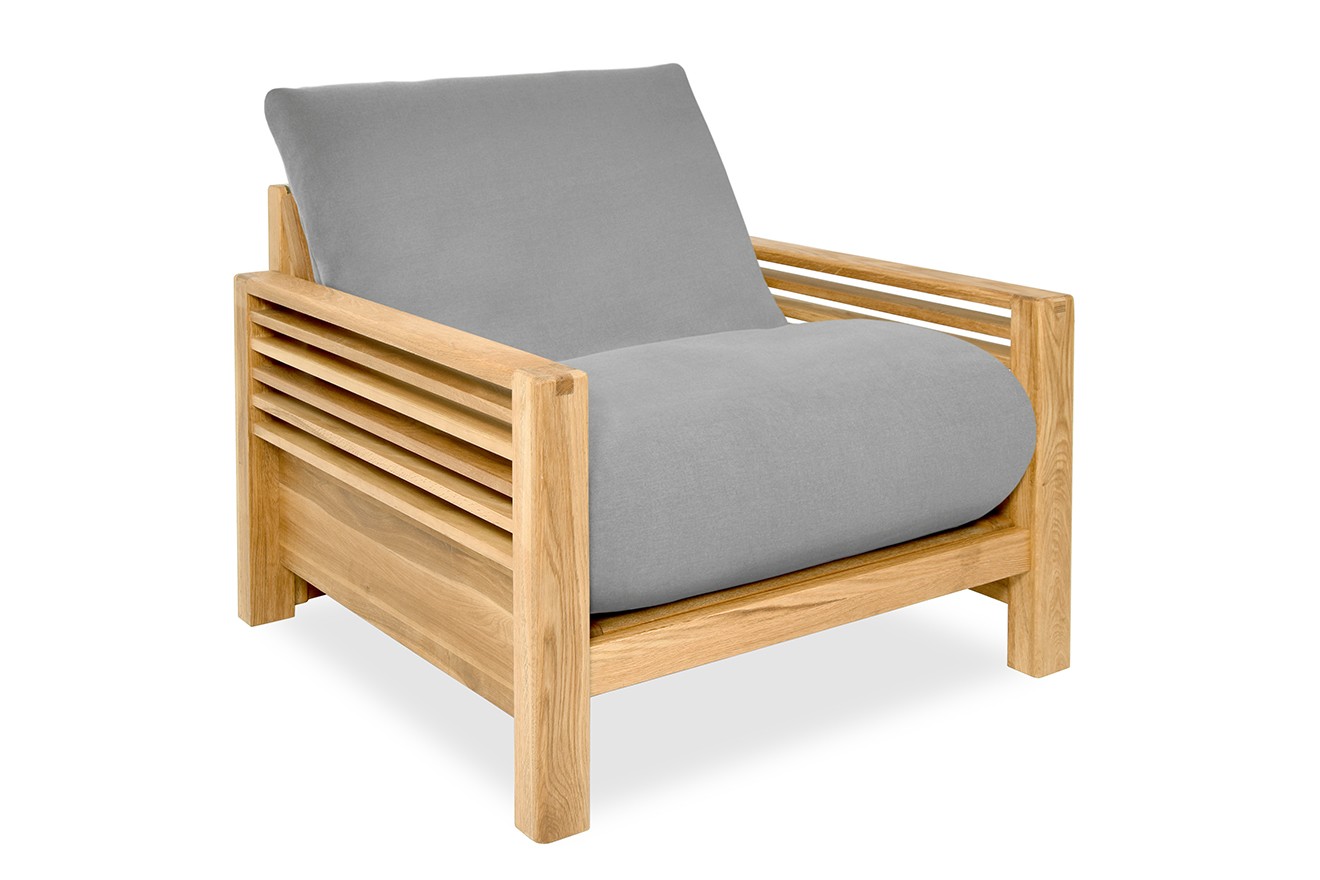 Oak Horizon Single Handloom Cloud Grey