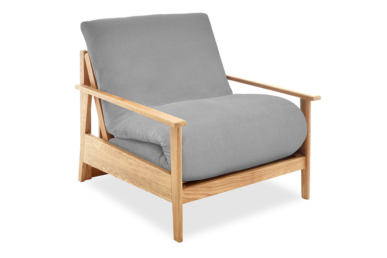 Oak Haiku Single Handloom Cloud Grey