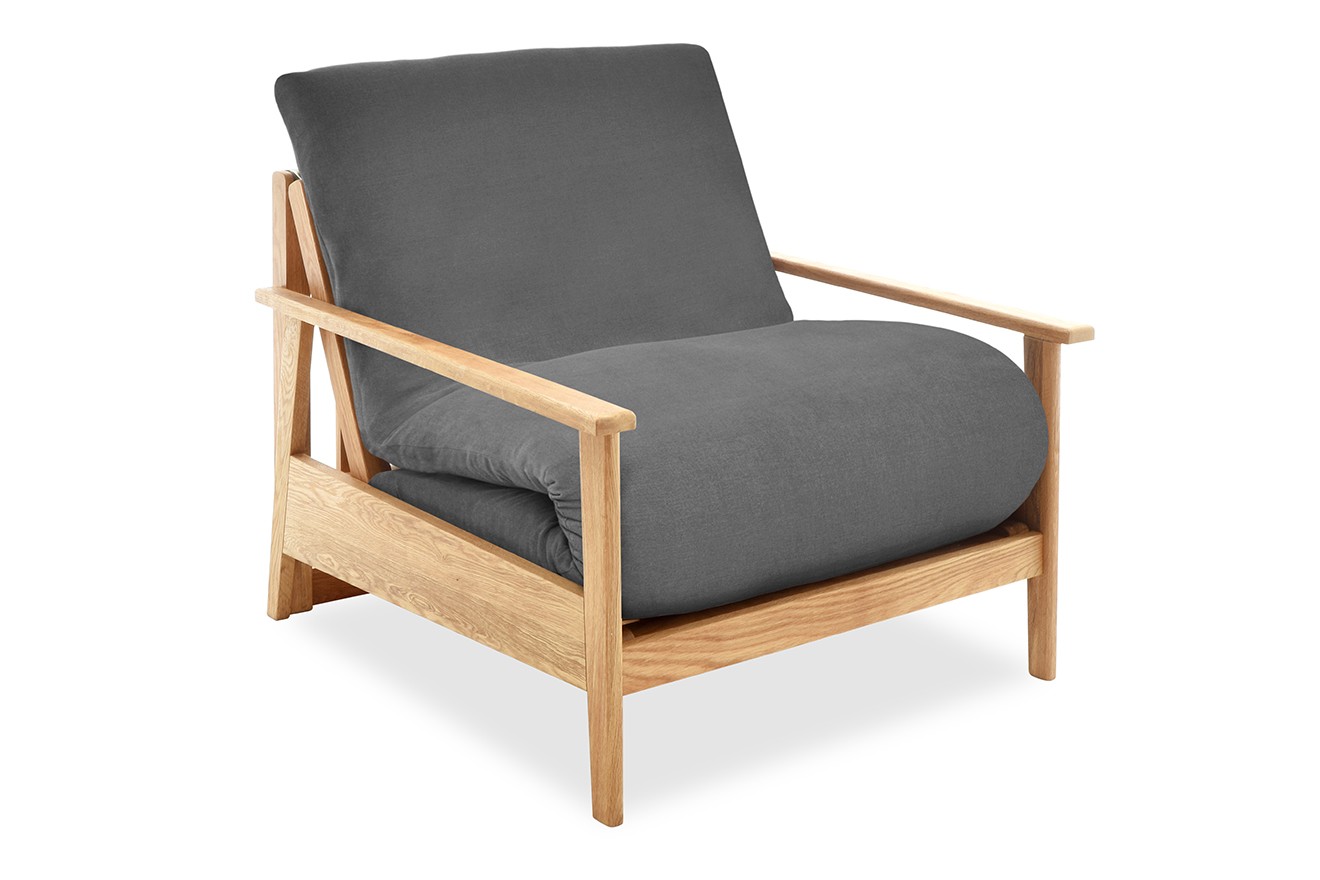 Oak Haiku Single Handloom Dark Grey