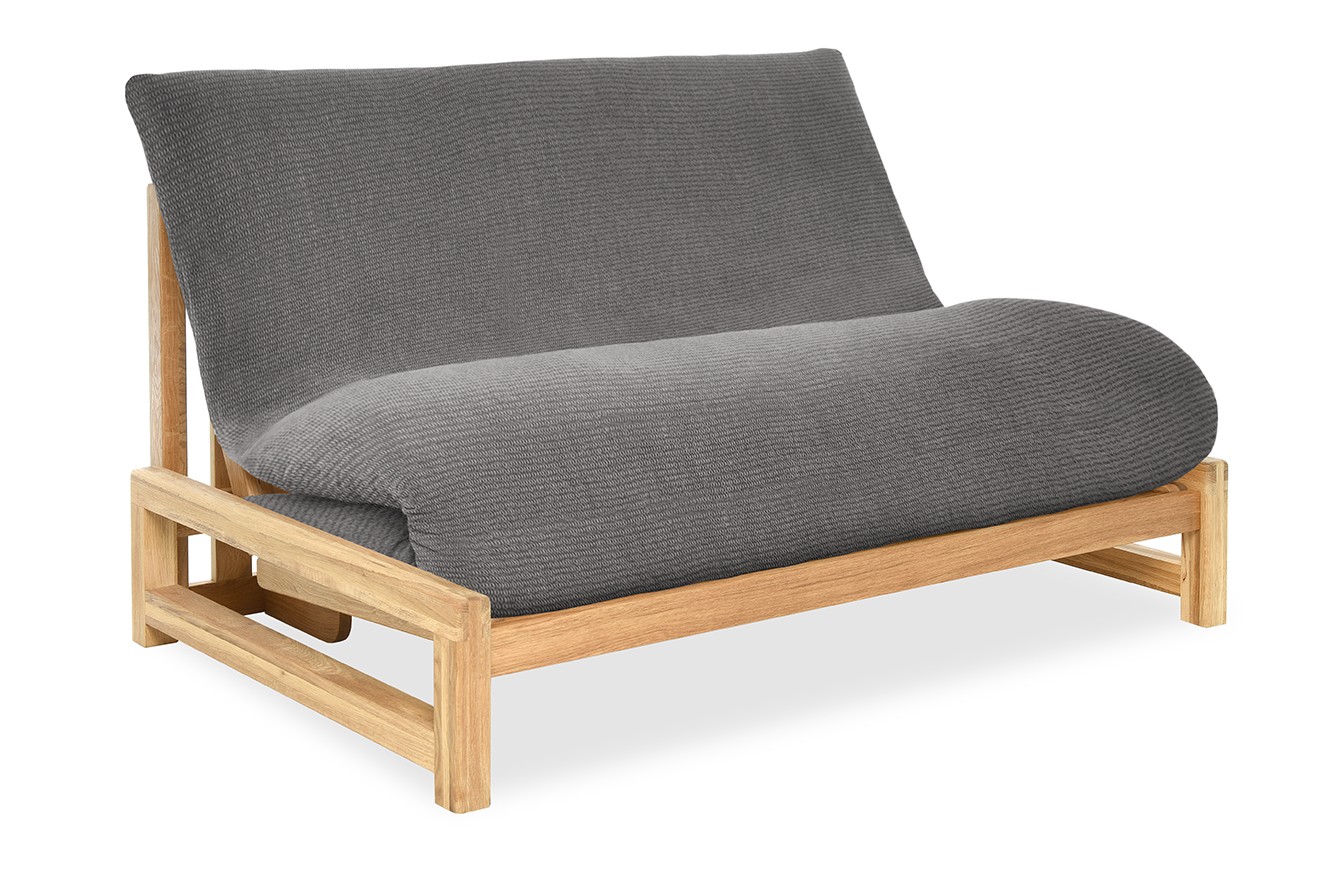 Oak Linear Seater Aldeburgh Charcoal