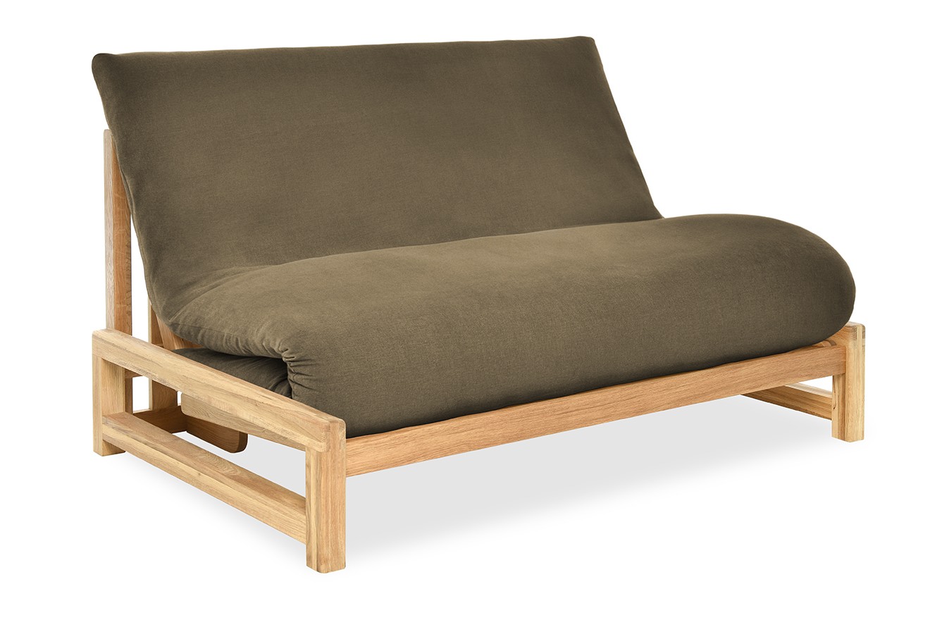 Oak Linear Seater Handloom Fieldmouse