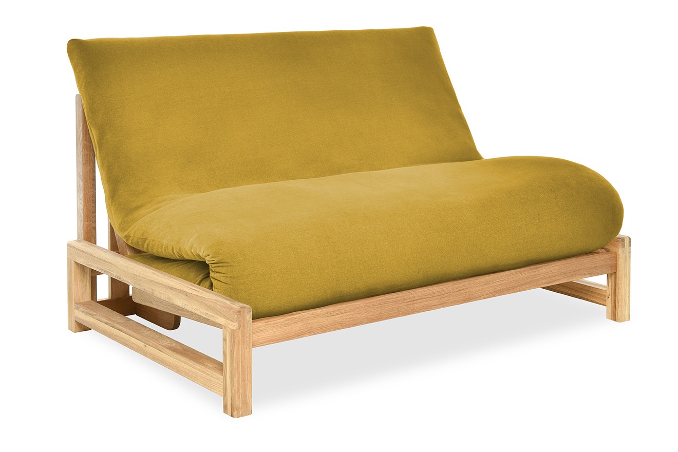 Oak Linear Seater Handloom Sauterne