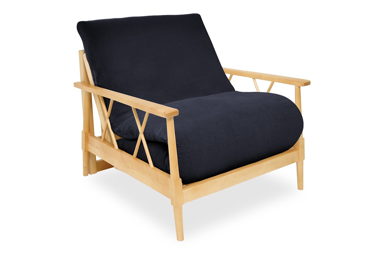 Birch Suki Single Handloom Navy Blue