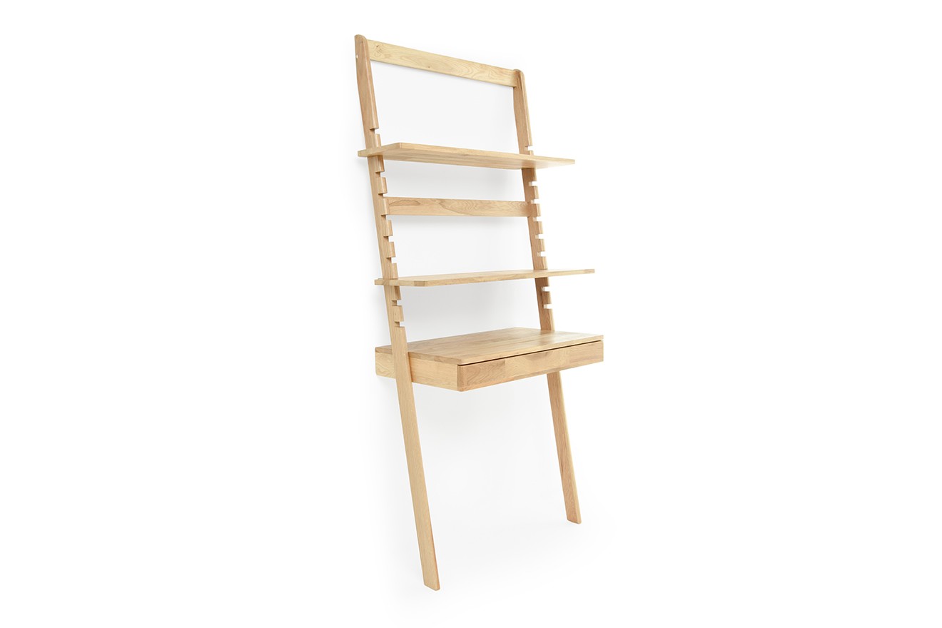 Standing Ladder Desk with adjustable shelves| Futon Company