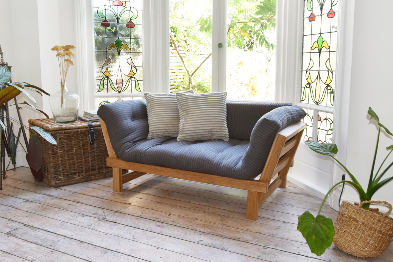 Solid Oak Switch Wooden Daybed Sofa Bed SPC Futon Company