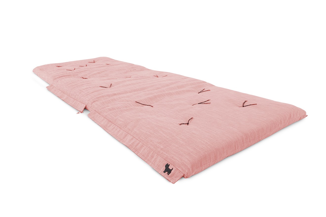 Zip Up Bed Sandstone Pink Coast Weave Futon Company