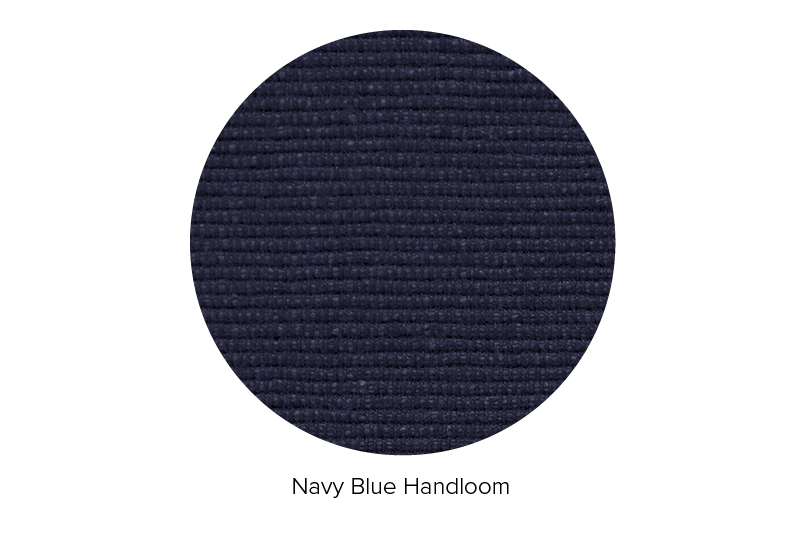 Handloom Navy Blue Ikig