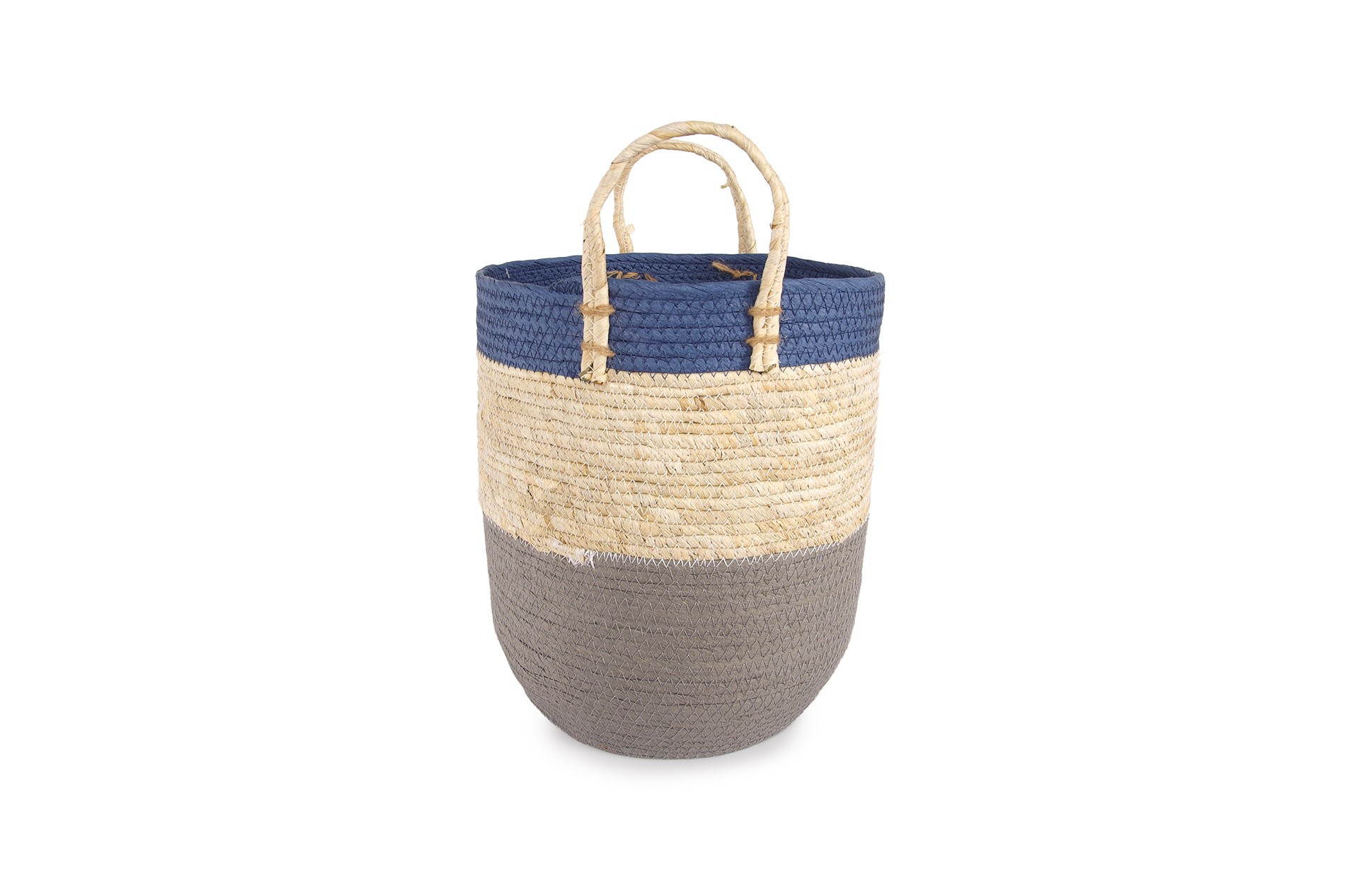 Tarbes Cotton and Straw Rope Basket | Futon Company MAYFLOWER APC CB