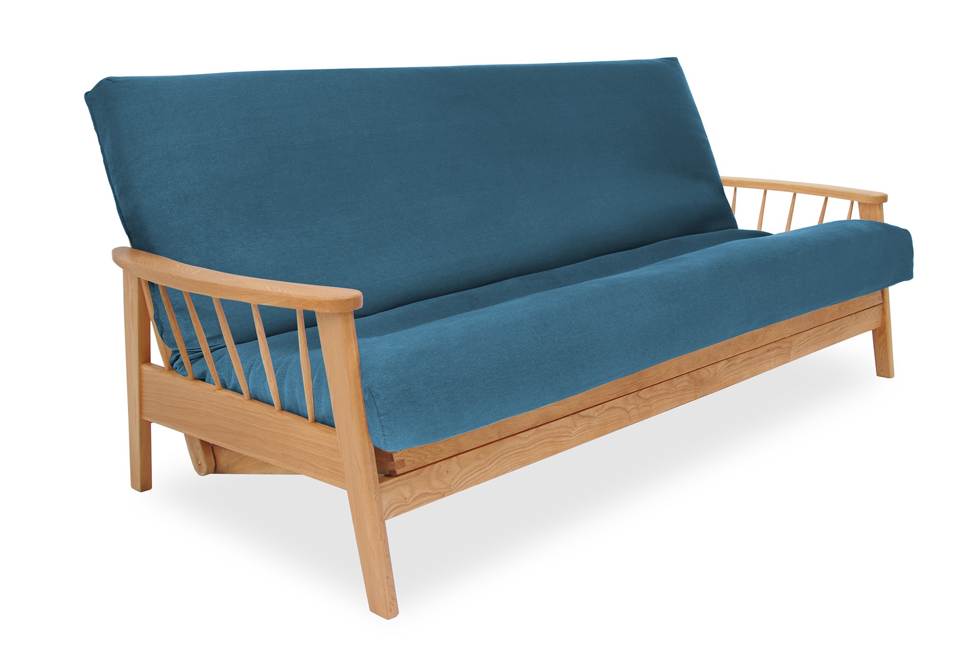 Swift Bifold Sofa Bed Seater Handloom Oslo Blue