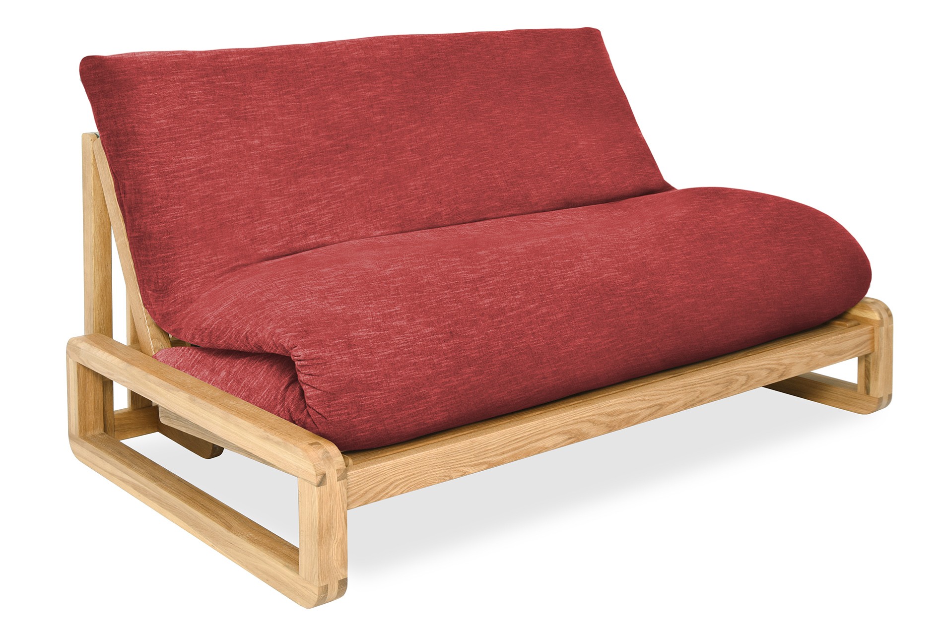 Oak Loop Seater Ultimate Futon Coast Weave Acer Red
