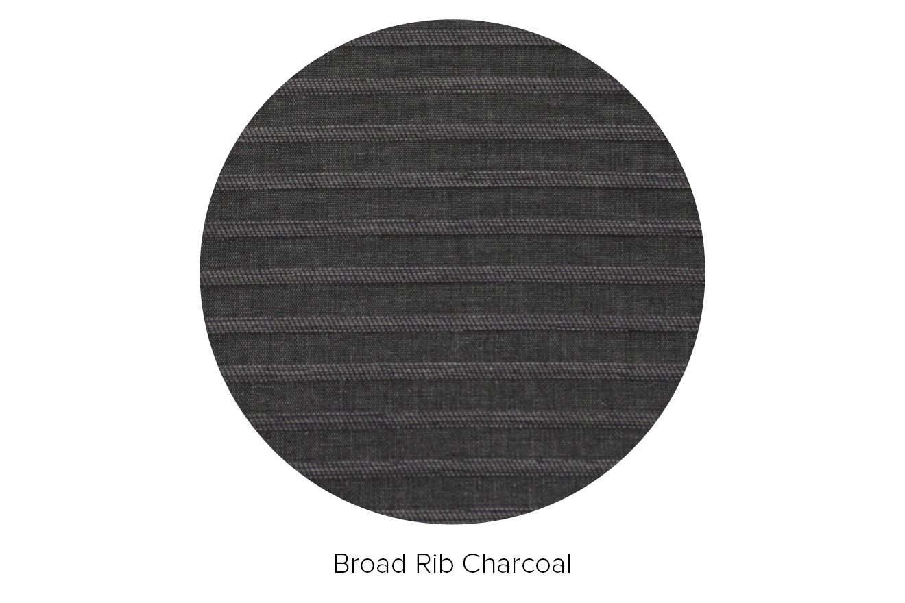 Broad Rib Charcoal Rztw X