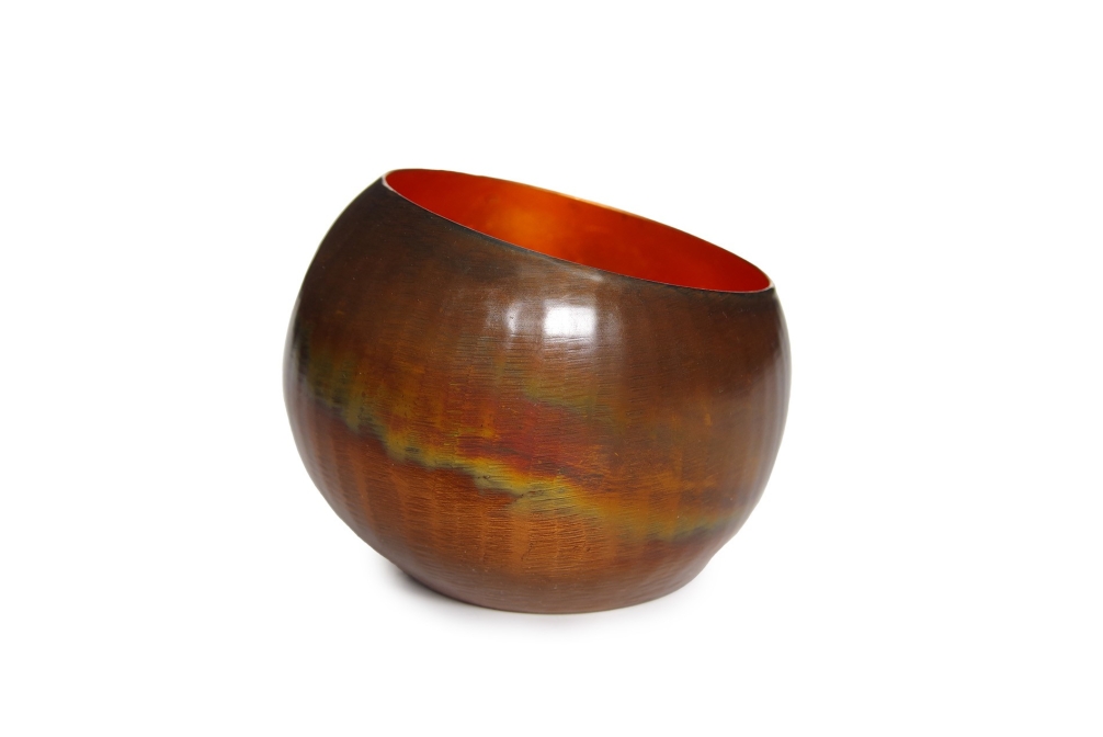 FC Uni Tea Light Holder Small Burnt Copper It St