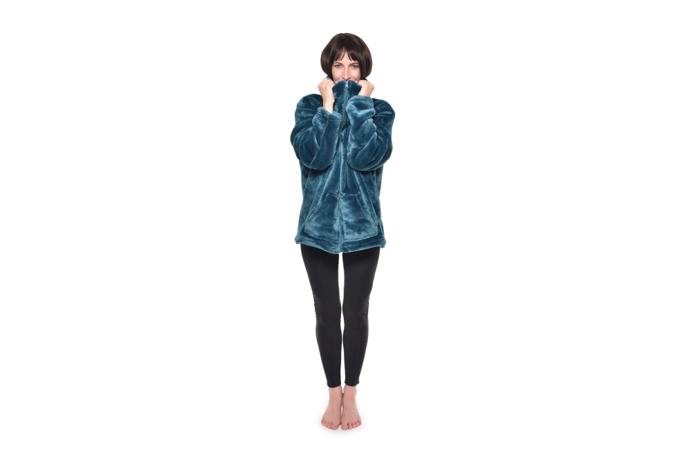 Deep Fleece Cosy Jacket (Oslo Blue)
