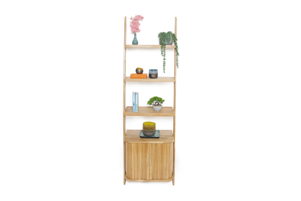 FC Tambour Narrow Leaning Cabinet