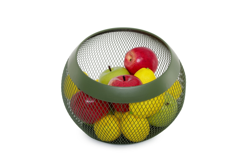 FC Nambu Metal Fruit Bowl Green