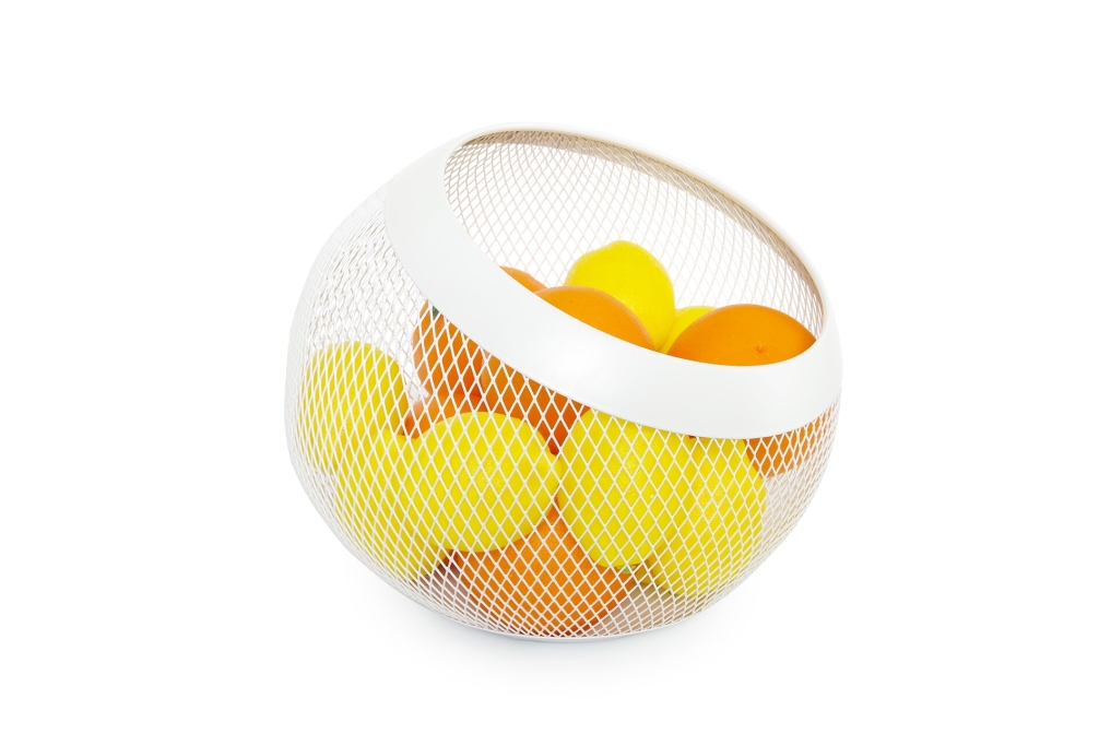 FC Nambu Metal Fruit Bowl White