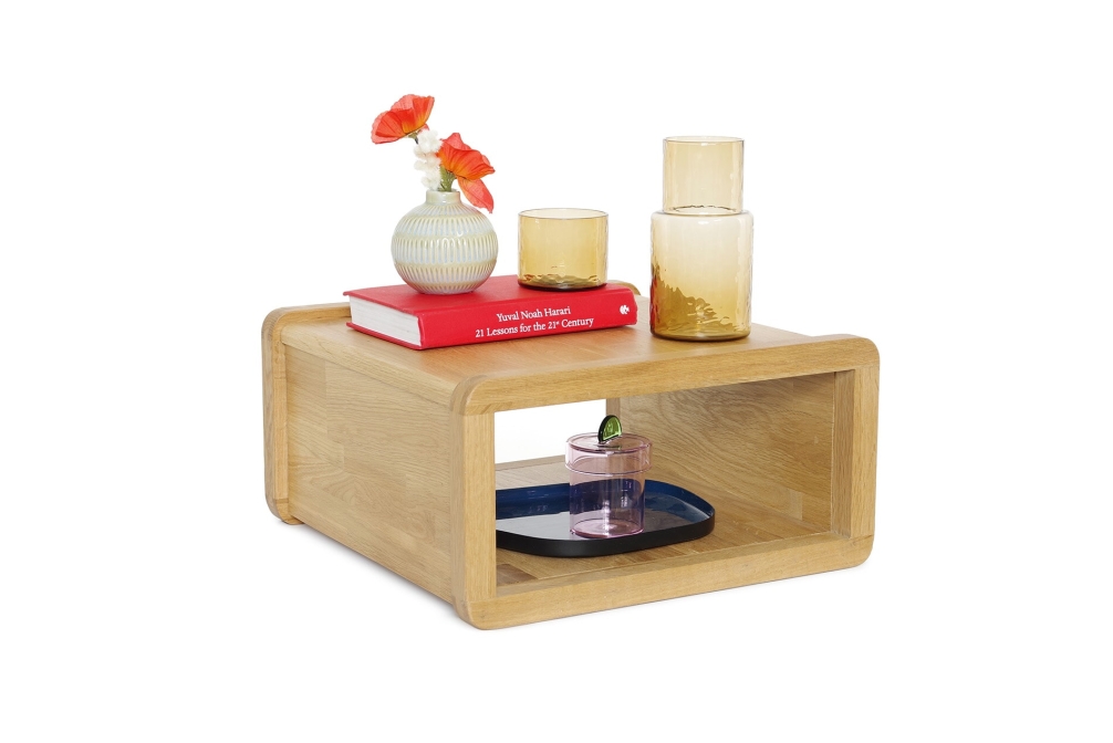 FC Loop Oak Bedside Table