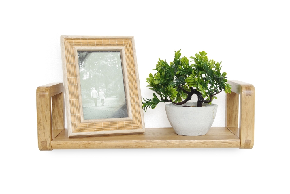 FC Loop Oak Wall Shelf Cm
