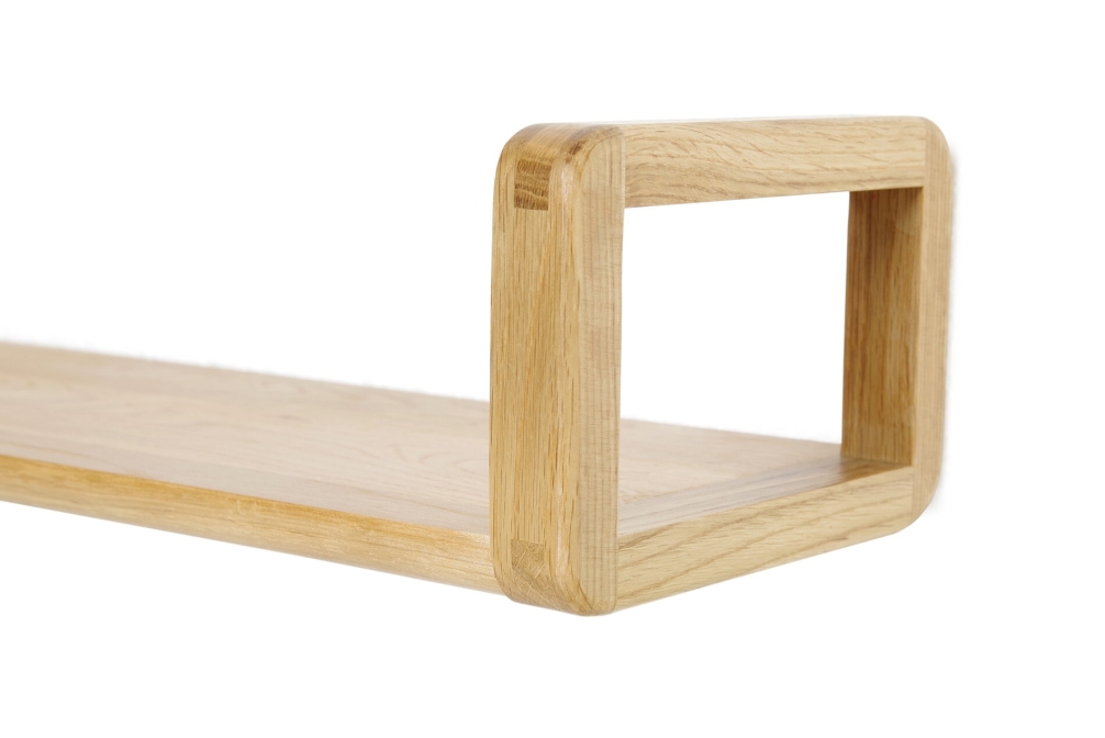 FC Loop Oak Wall Shelf Cm
