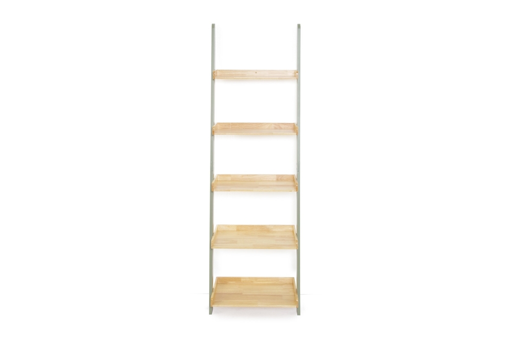 FC Rubberwood And Pine Ladder Shelf