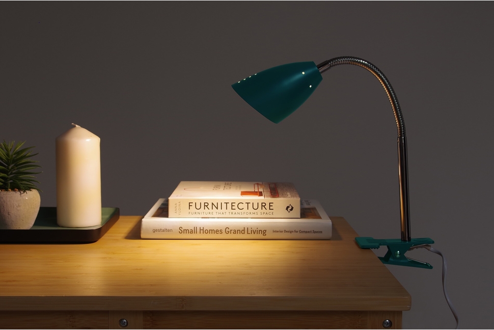 FC Clip Lamp Teal
