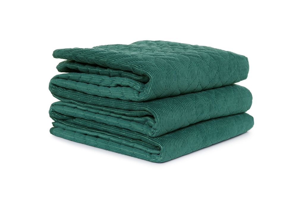 FC Corduroy Bedspread Cedar Green A G
