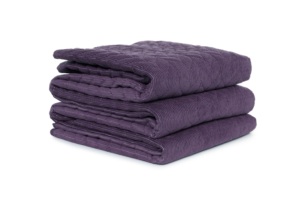 FC Corduroy Bedspread Mulberry Purple