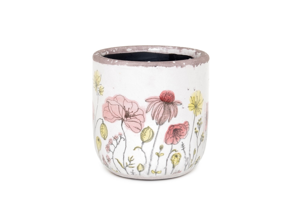 FC Poppies Plant Pot